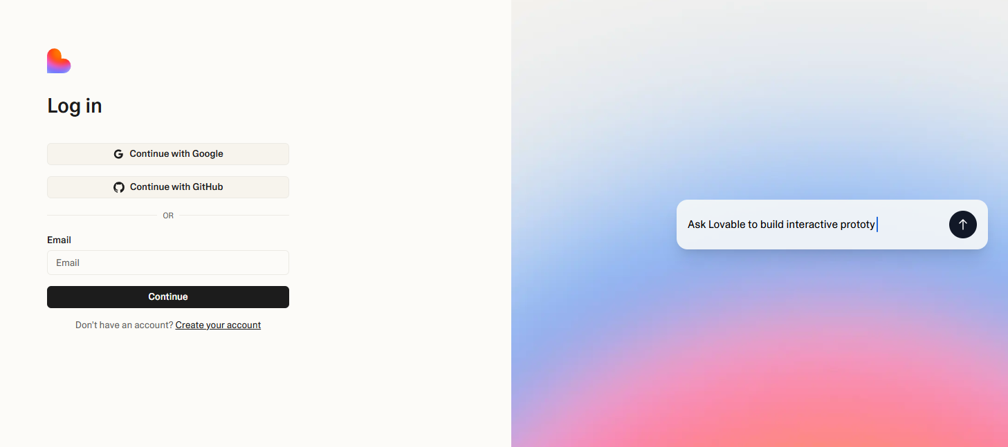 A diagram showing how Lovable AI integrates with different AI models and platform services.